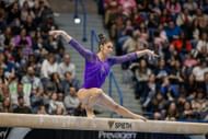 Kayla DiCello competes in Gymnastics at the 2024 Core Hydration Classic - Source: Getty